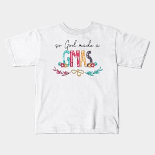 So God Made A Gma Happy Mother's Day Kids T-Shirt